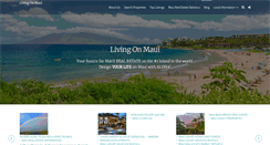 Desktop Screenshot of livingonmaui.com